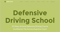 Desktop Screenshot of defensivedrivingschoolofaz.com